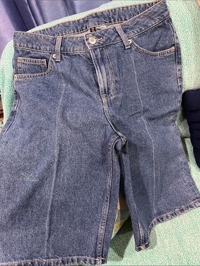 H&M Women's Blue Denim Jean Shorts